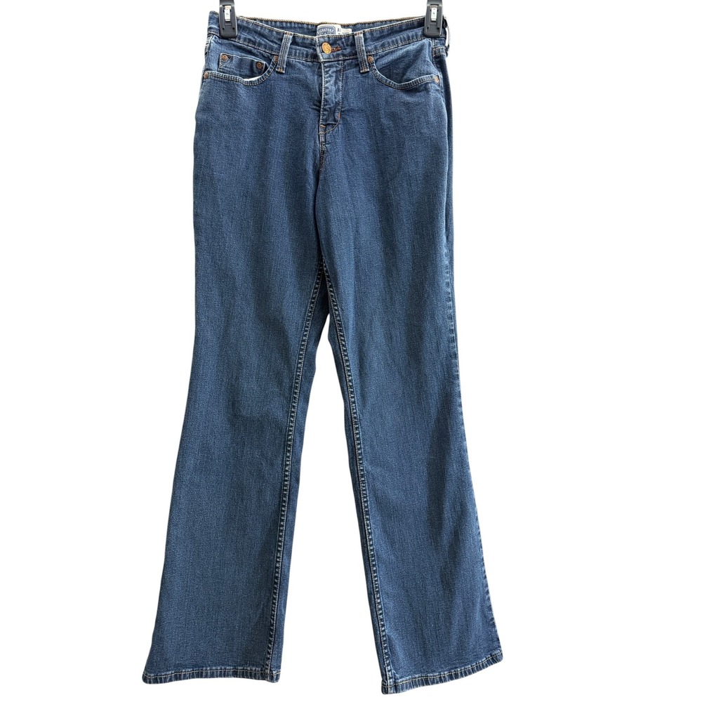 Signature Levi Strauss Women's 8 Medium Bootcut Jeans Stretch Blue Denim Waist